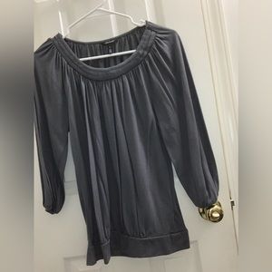 Daisy Fuentes Grey Dress Blouse.  Gently used, regular wear.